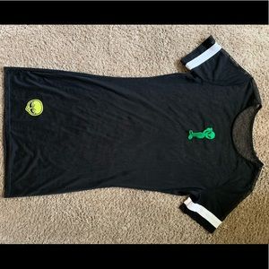 Sheer black alien dress